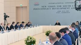 Prezident İlham Əliyev ADA Universitetində keçirilən konfransda çıxış edib (FOTO/VİDEO) (YENİLƏNİB)