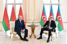 Azərbaycan və Belarus prezidentlərinin təkbətək görüşü olub (FOTO/VİDEO) (YENİLƏNİB-2)
