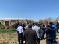 Bir qrup jurnalist Ağdama səfər edib (FOTO)