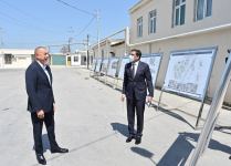 Prezident İlham Əliyev və birinci xanım Mehriban Əliyeva Pirşağıda yenidənqurma və təmir-bərpa işlərinin təməlqoyma tədbirində iştirak ediblər (FOTO/VİDEO) (YENİLƏNİB-2)