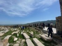 Alban-Udi xristian dini icmasının üzvləri Tuğdakı qədim alban məbədində  – Trend TV-nin REPORTAJI