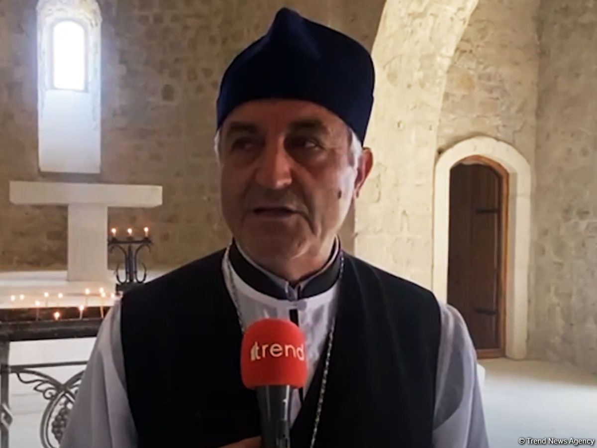 İşğalçılar Alban məbədlərini saxtalaşdırıblar, dağıdıblar - Alban-udi dini icmasının sədr müavini (VİDEO)