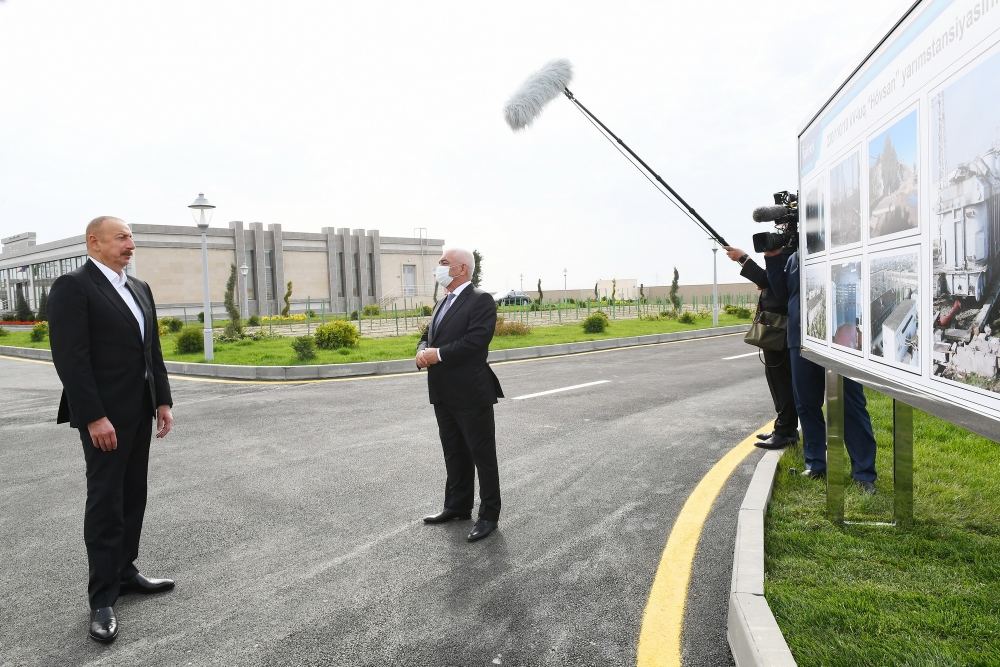 Prezident İlham Əliyev yenidən qurulan “Hövsan” və “Maştağa” yarımstansiyalarının açılışını edib (FOTO/VİDEO) (YENİLƏNİB-2)