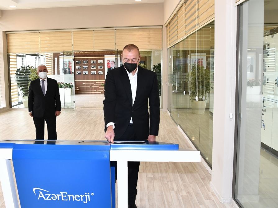 Prezident İlham Əliyev yenidən qurulan “Hövsan” və “Maştağa” yarımstansiyalarının açılışını edib (FOTO/VİDEO) (YENİLƏNİB-2)