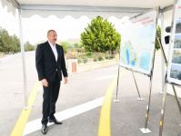 Prezident İlham Əliyev Hacıqabul-Muğan avtomobil yolunun yenidənqurmadan sonra istifadəyə verilməsi tədbirində iştirak edib (FOTO) (YENİLƏNİB)