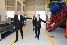 Prezident İlham Əliyev Hacıqabul Sənaye Məhəlləsinin açılışında iştirak edib (FOTO) (YENİLƏNİB)