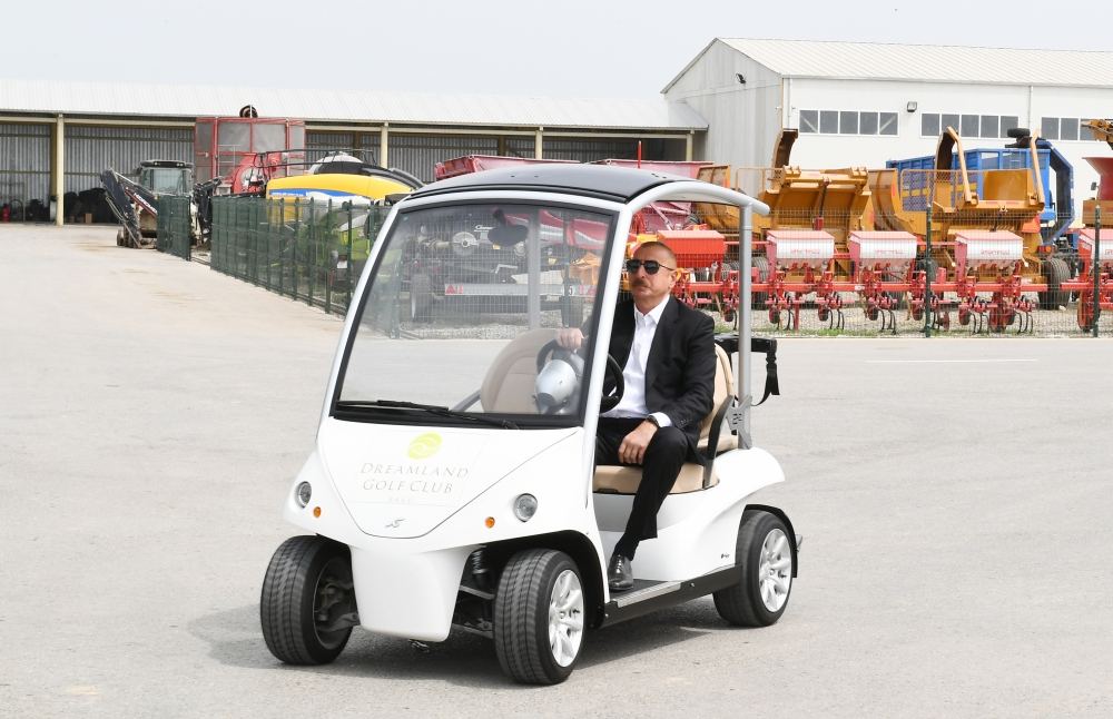 Prezident İlham Əliyev Hacıqabulda “Azərsun Şamaxı Aqropark”ın açılışında iştirak edib (FOTO)(YENİLƏNİB)