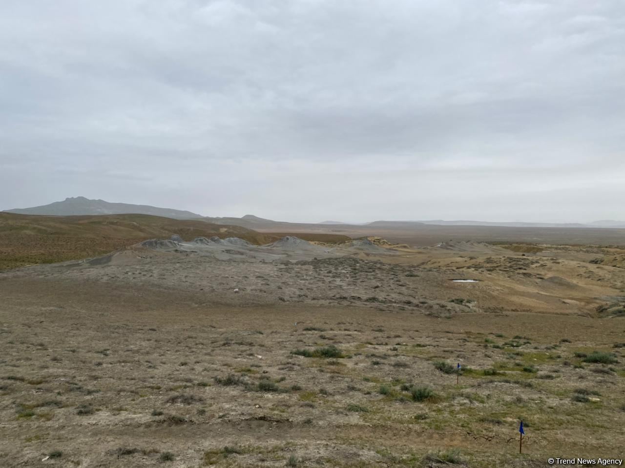 Dövlət Turizm Agentliyi Palçıq Vulkanları Turizm Kompleksinə mediatur təşkil edib (FOTO)