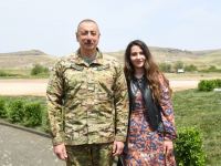 Prezident İlham Əliyev və birinci xanım Mehriban Əliyeva Cəbrayıl və Zəngilan rayonlarında olublar (YENİLƏNİB-2) (FOTO/VİDEO)