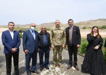 Prezident İlham Əliyev və birinci xanım Mehriban Əliyeva Cəbrayıl və Zəngilan rayonlarında olublar (YENİLƏNİB-2) (FOTO/VİDEO)