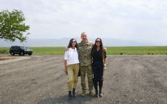 Prezident İlham Əliyev və birinci xanım Mehriban Əliyeva Cəbrayıl və Zəngilan rayonlarında olublar (YENİLƏNİB-2) (FOTO/VİDEO)
