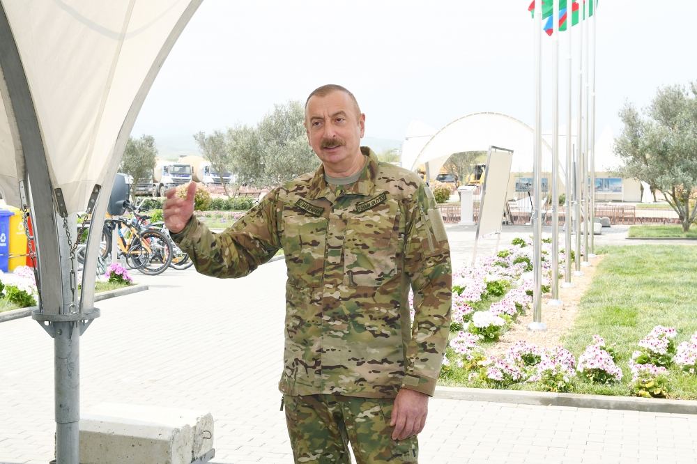 Prezident İlham Əliyev və birinci xanım Mehriban Əliyeva Cəbrayıl və Zəngilan rayonlarında olublar (YENİLƏNİB-2) (FOTO/VİDEO)