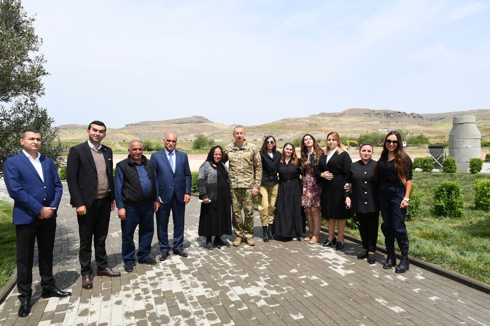 Prezident İlham Əliyev və birinci xanım Mehriban Əliyeva Cəbrayıl və Zəngilan rayonlarında olublar (YENİLƏNİB-2) (FOTO/VİDEO)