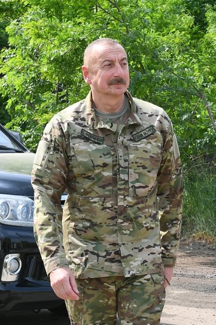 Prezident İlham Əliyev və birinci xanım Mehriban Əliyeva Cəbrayıl və Zəngilan rayonlarında olublar (YENİLƏNİB-2) (FOTO/VİDEO)