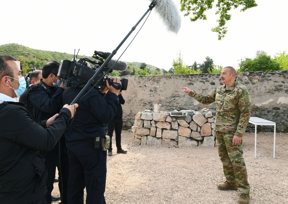 Prezident İlham Əliyev və birinci xanım Mehriban Əliyeva Cəbrayıl və Zəngilan rayonlarında olublar (YENİLƏNİB-2) (FOTO/VİDEO)