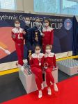Bədii gimnastlarımız daha 3 medal qazandı (FOTO)