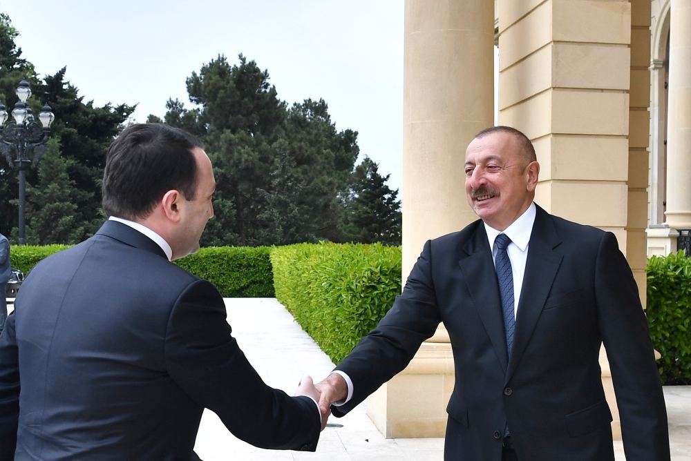 Prezident İlham Əliyev Gürcüstanın Baş nazirini qəbul edib (FOTO/VİDEO) (YENİLƏNİB)
