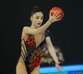 Milli Gimnastika Arenasında bədii gimnastika üzrə Dünya Kubokunun birinci günü başlayıb (FOTO) (ƏLAVƏ OLUNUB)