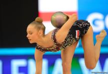 Milli Gimnastika Arenasında bədii gimnastika üzrə Dünya Kubokunun birinci günü başlayıb (FOTO) (ƏLAVƏ OLUNUB)
