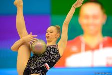 Milli Gimnastika Arenasında bədii gimnastika üzrə Dünya Kubokunun birinci günü başlayıb (FOTO) (ƏLAVƏ OLUNUB)
