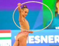 Milli Gimnastika Arenasında bədii gimnastika üzrə Dünya Kubokunun birinci günü başlayıb (FOTO) (ƏLAVƏ OLUNUB)