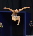 Milli Gimnastika Arenasında bədii gimnastika üzrə Dünya Kubokunun birinci günü başlayıb (FOTO) (ƏLAVƏ OLUNUB)