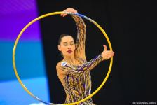 Bədii gimnastika üzrə Dünya Kubokunun birinci günündə maraqlı anlar (FOTO)