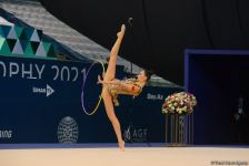 Bədii gimnastika üzrə Dünya Kubokunun birinci günündə maraqlı anlar (FOTO)