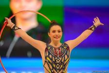 Bədii gimnastika üzrə Dünya Kubokunun birinci günündə maraqlı anlar (FOTO)