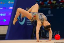 Bədii gimnastika üzrə Dünya Kubokunun birinci günündə maraqlı anlar (FOTO)