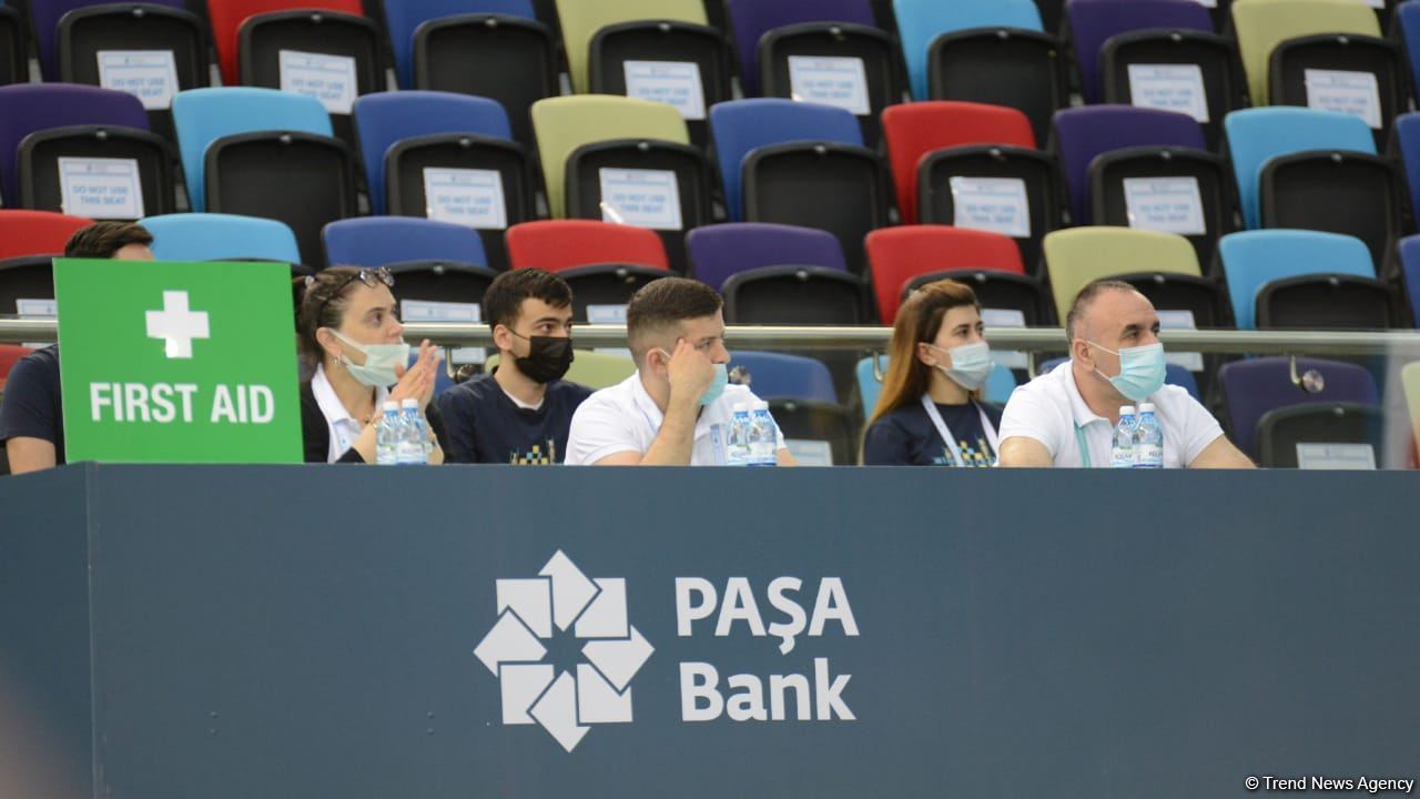 Milli Gimnastika Arenasında bədii gimnastika üzrə Dünya Kubokunun birinci günü başlayıb (FOTO) (ƏLAVƏ OLUNUB)