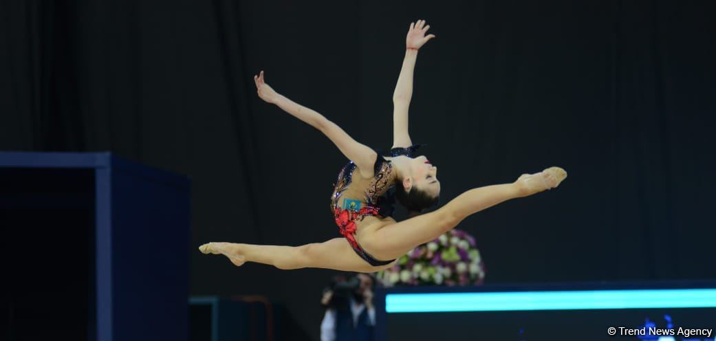 Milli Gimnastika Arenasında bədii gimnastika üzrə Dünya Kubokunun birinci günü başlayıb (FOTO) (ƏLAVƏ OLUNUB)