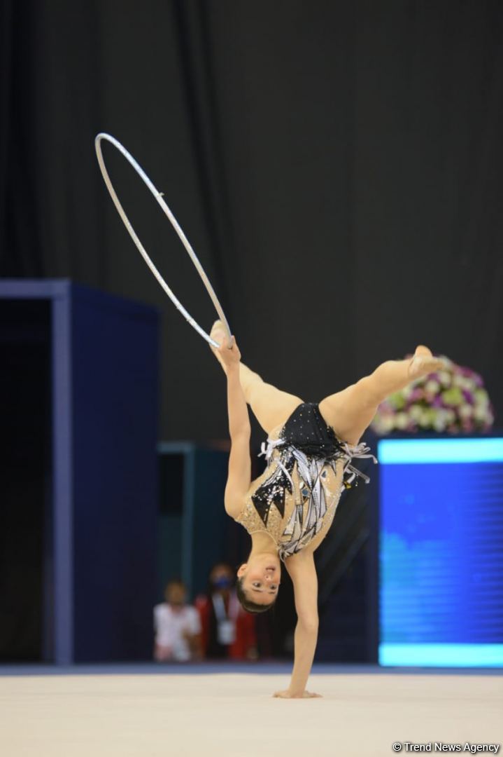 Milli Gimnastika Arenasında bədii gimnastika üzrə Dünya Kubokunun birinci günü başlayıb (FOTO) (ƏLAVƏ OLUNUB)