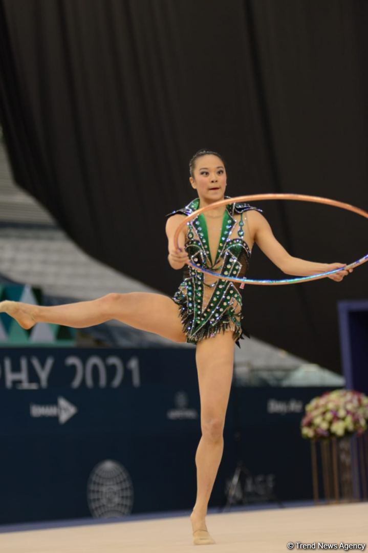 Milli Gimnastika Arenasında bədii gimnastika üzrə Dünya Kubokunun birinci günü başlayıb (FOTO) (ƏLAVƏ OLUNUB)