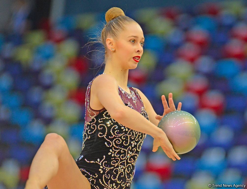 Milli Gimnastika Arenasında bədii gimnastika üzrə Dünya Kubokunun birinci günü başlayıb (FOTO) (ƏLAVƏ OLUNUB)