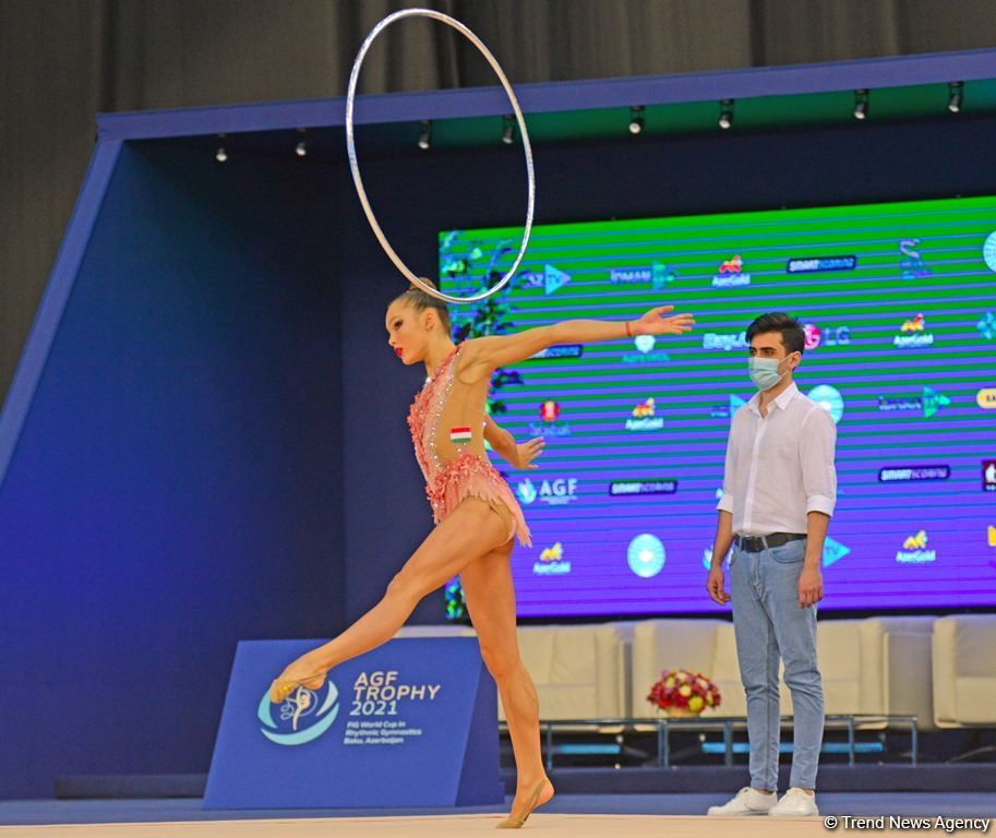 Milli Gimnastika Arenasında bədii gimnastika üzrə Dünya Kubokunun birinci günü başlayıb (FOTO) (ƏLAVƏ OLUNUB)
