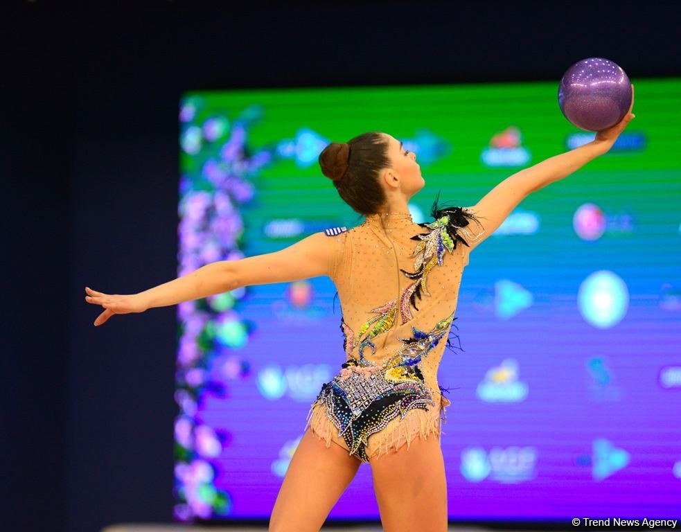 Milli Gimnastika Arenasında bədii gimnastika üzrə Dünya Kubokunun birinci günü başlayıb (FOTO) (ƏLAVƏ OLUNUB)