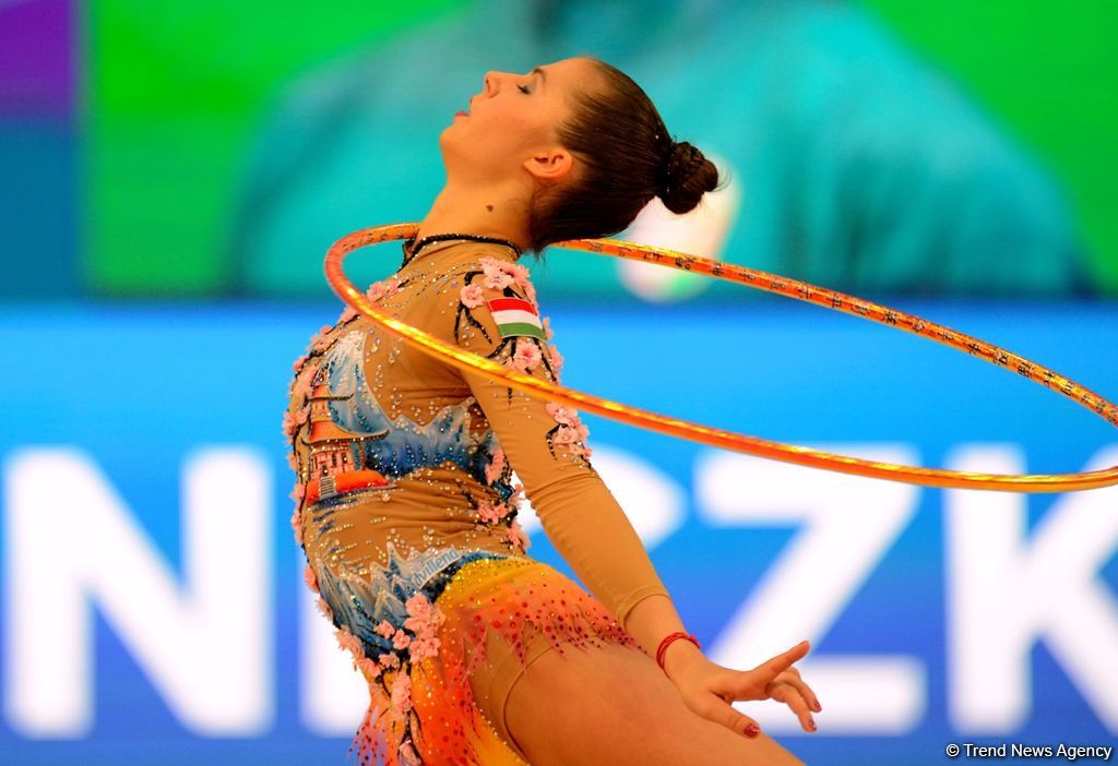 Milli Gimnastika Arenasında bədii gimnastika üzrə Dünya Kubokunun birinci günü başlayıb (FOTO) (ƏLAVƏ OLUNUB)