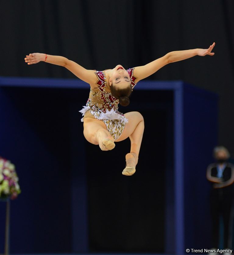 Milli Gimnastika Arenasında bədii gimnastika üzrə Dünya Kubokunun birinci günü başlayıb (FOTO) (ƏLAVƏ OLUNUB)