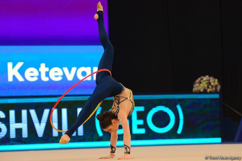 Bədii gimnastika üzrə Dünya Kubokunun birinci günündə maraqlı anlar (FOTO)