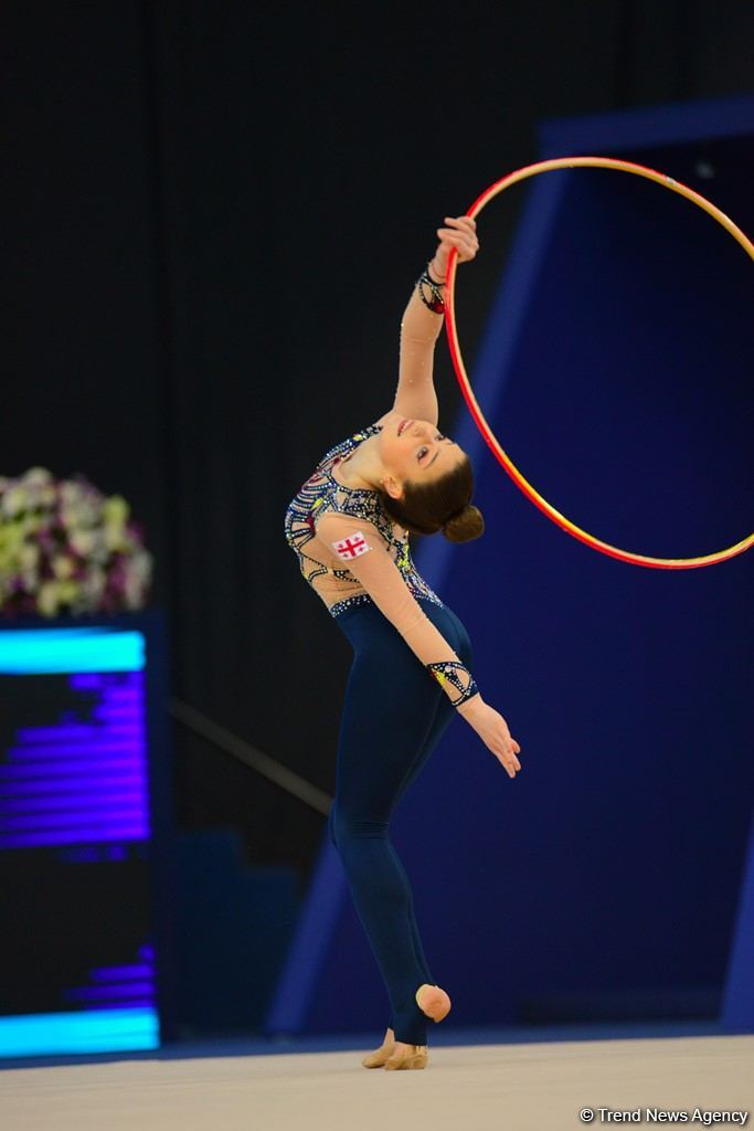 Bədii gimnastika üzrə Dünya Kubokunun birinci günündə maraqlı anlar (FOTO)