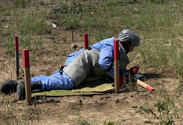 Füzuli-Əhmədbəyli yolunun 8 kilometri minalardan təmizlənib - ANAMA (FOTO)