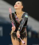 Milli Gimnastika Arenasında bədii gimnastika üzrə Dünya Kubokunun ikinci günü başlayıb (FOTO)