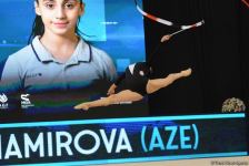 Bədii gimnastika üzrə Dünya Kubokunun ikinci günündə maraqlı anlar (FOTO)