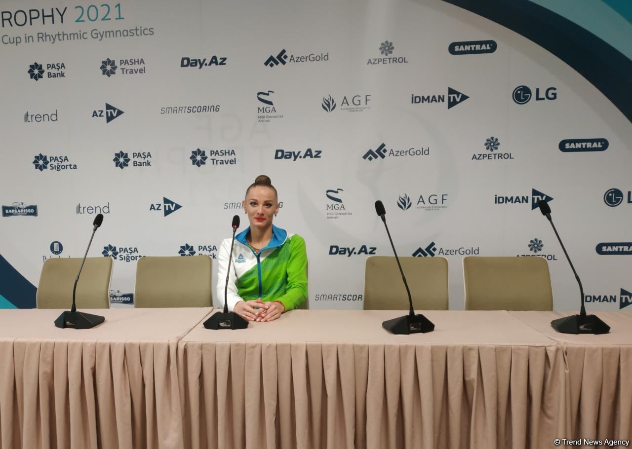 Bakıda yarışlar hər zaman ən yüksək səviyyədə keçir - Sloveniyalı gimnast