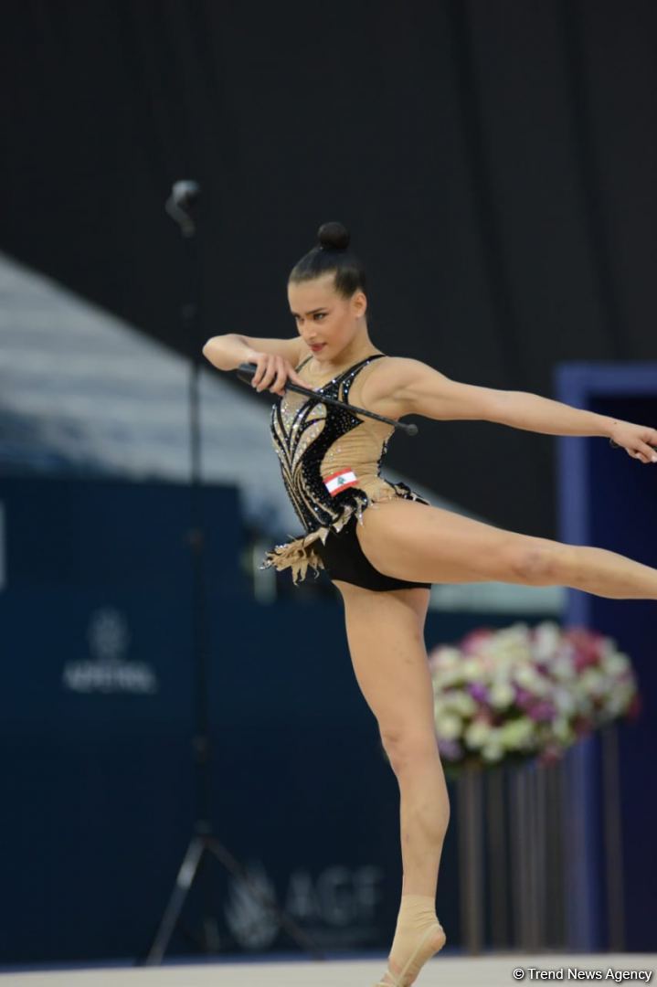 Milli Gimnastika Arenasında bədii gimnastika üzrə Dünya Kubokunun ikinci günü başlayıb (FOTO)