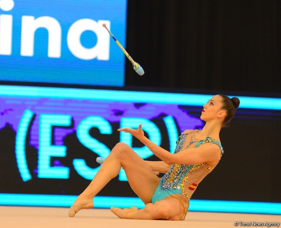 Milli Gimnastika Arenasında bədii gimnastika üzrə Dünya Kuboku davam edir (FOTO)