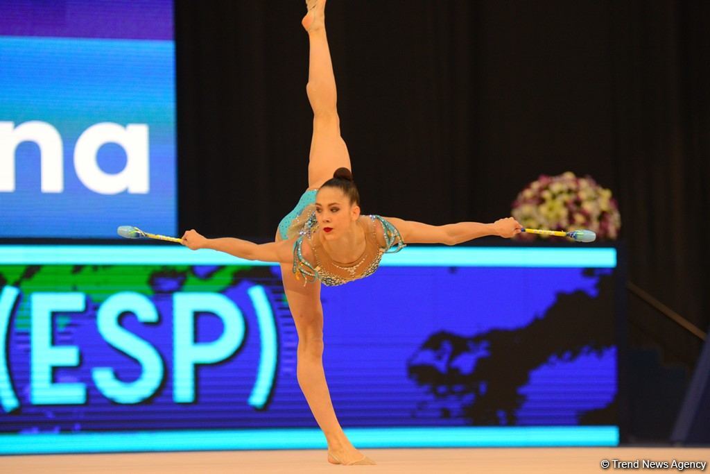 Milli Gimnastika Arenasında bədii gimnastika üzrə Dünya Kuboku davam edir (FOTO)