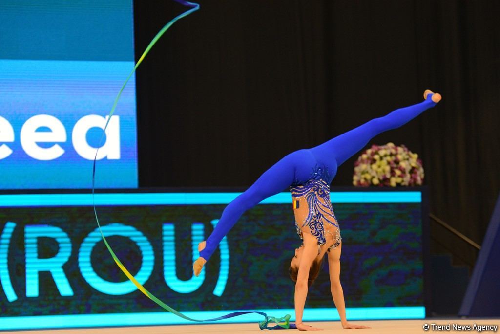 Milli Gimnastika Arenasında bədii gimnastika üzrə Dünya Kuboku davam edir (FOTO)
