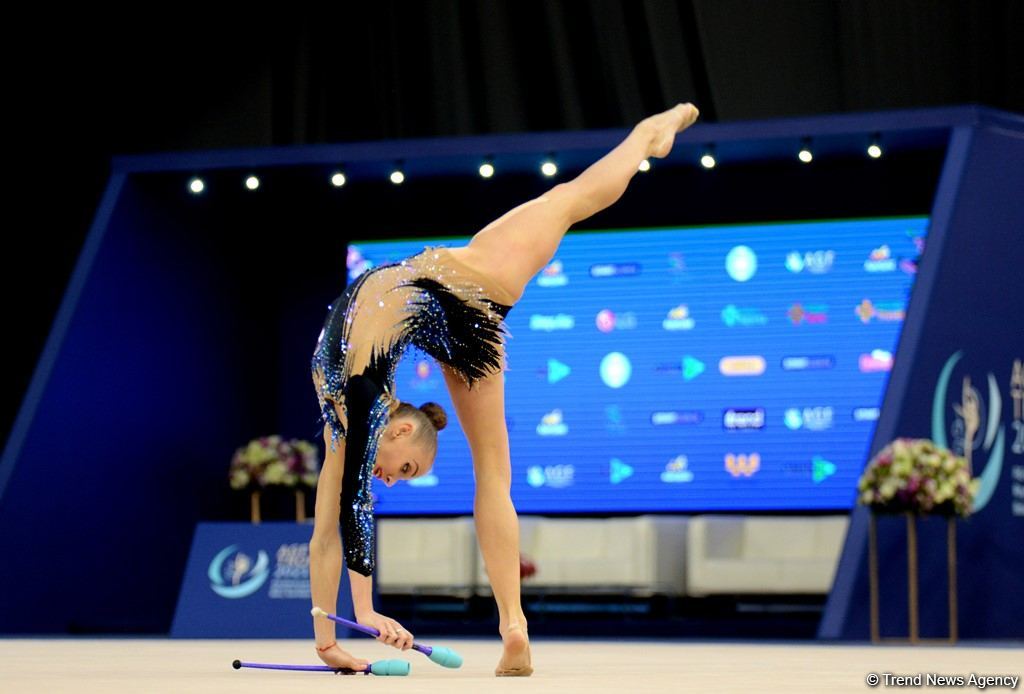 Milli Gimnastika Arenasında bədii gimnastika üzrə Dünya Kuboku davam edir (FOTO)